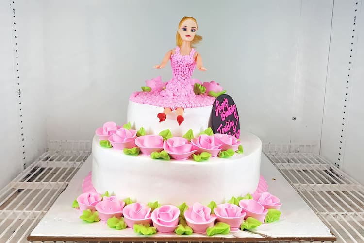Barbie doll cake 2024 monginis